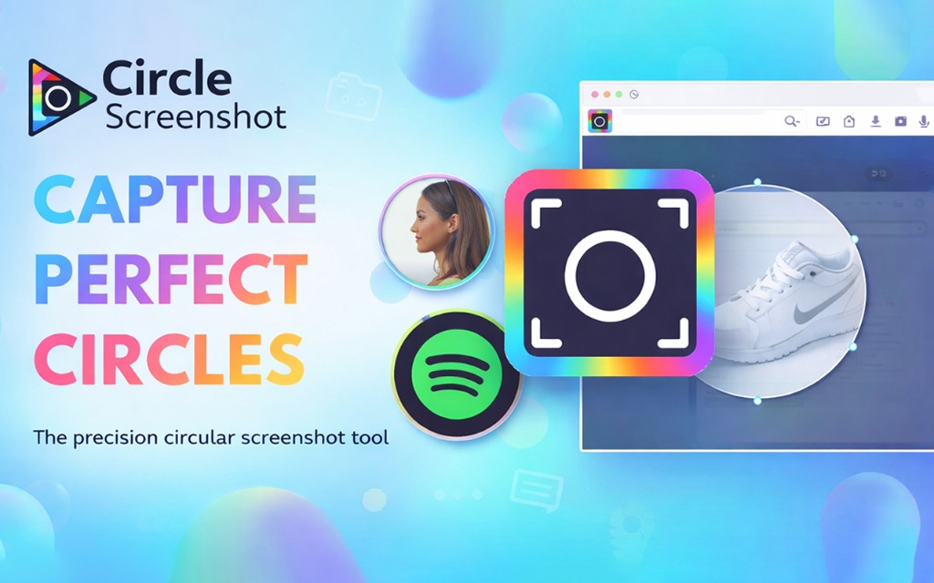 Circle Screenshot - Capture Perfect Circles with transparent PNG export